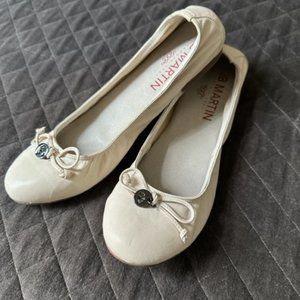 New JB. Martin Paris - Light-Cream colored Ballet Shoes